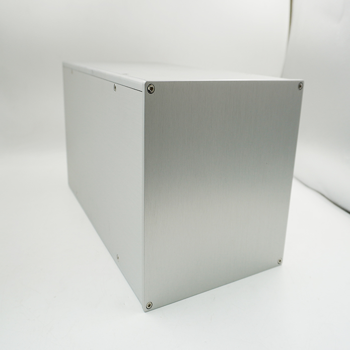 390 silver full aluminum Isolation power supply chassis Multi purpose HIFI DIY shell PSU box
