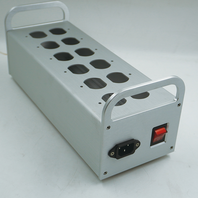 YR all aluminum alloy 12 American standard power socket chassis power purifier HIFI DIY PSU case