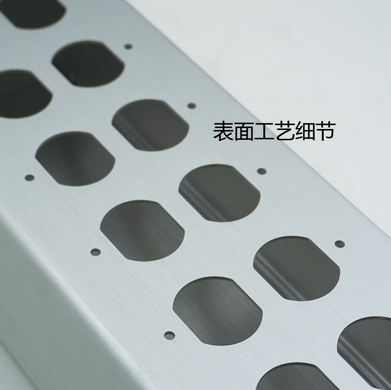 YR all aluminum alloy 12 American standard power socket chassis power purifier HIFI DIY PSU case