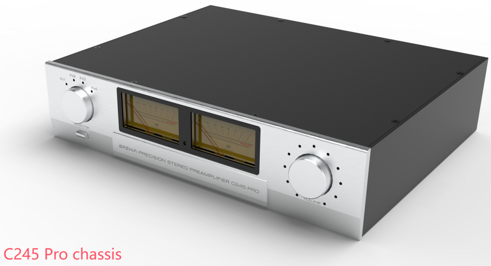 C245/C245PRO full aluminum HIFI DIY preamp chassis Accuphase circuit Case