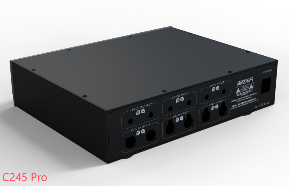 C245/C245PRO full aluminum HIFI DIY preamp chassis Accuphase circuit Case