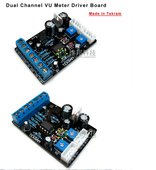 1 pcs NEW VU meter driver board TA7318P Dual channel Stereo module Upgraded version