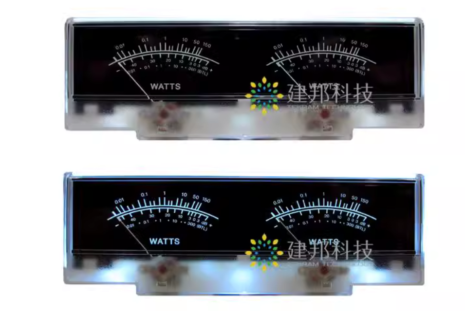 power Amplifier chassis panel VU meter DB level Header indicator Peak Audio DIY