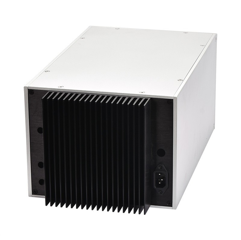 HIFI DIY Single channel split amplifier chassis Back heat dissipation case Can install Goldmund circuit