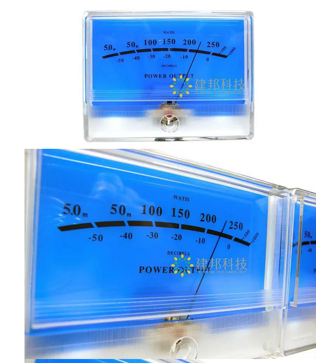 power Amplifier VU meter DB level Header indicator Peak DB table for McIntosh