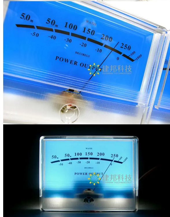 power Amplifier VU meter DB level Header indicator Peak DB table for McIntosh