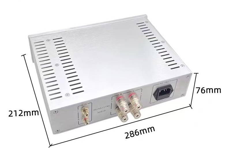 S30 HiFi DIY stereo 150W*2 Home audio power amplifier silver with ON 0281/0302 paired transistor