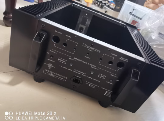 S500  Aluminum Audio Amplifier Chassis HiFi Class A Power Amp Large Case DIY Box with heatsink