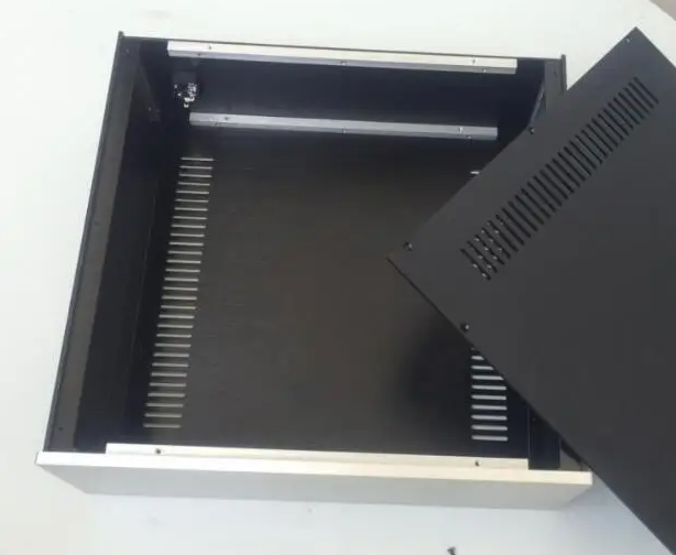 4314 full Aluminum audio Amplifier DIY Chassis Amp Enclosure Case  Box 430*423*140mm