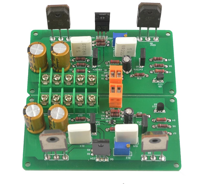 1 pair Assembled A30 Pure Class A High-current Mini HI-FI Amplifier Board (2 channle) 30W+30W