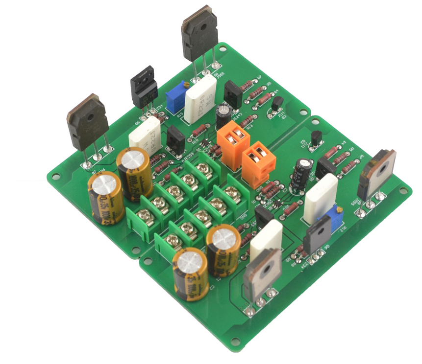 1 pair Assembled A30 Pure Class A High-current Mini HI-FI Amplifier Board (2 channle) 30W+30W