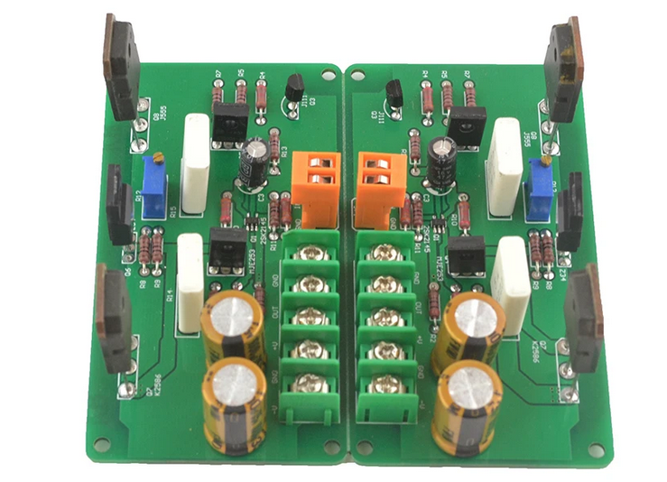 1 pair Assembled A30 Pure Class A High-current Mini HI-FI Amplifier Board (2 channle) 30W+30W
