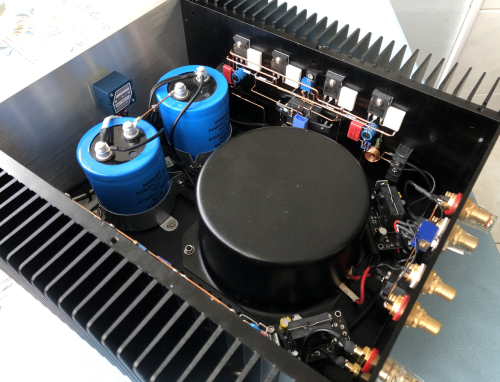 STK350 Push field effect transistor class AB 200W*2 HIFI DIY stereo power amplifier