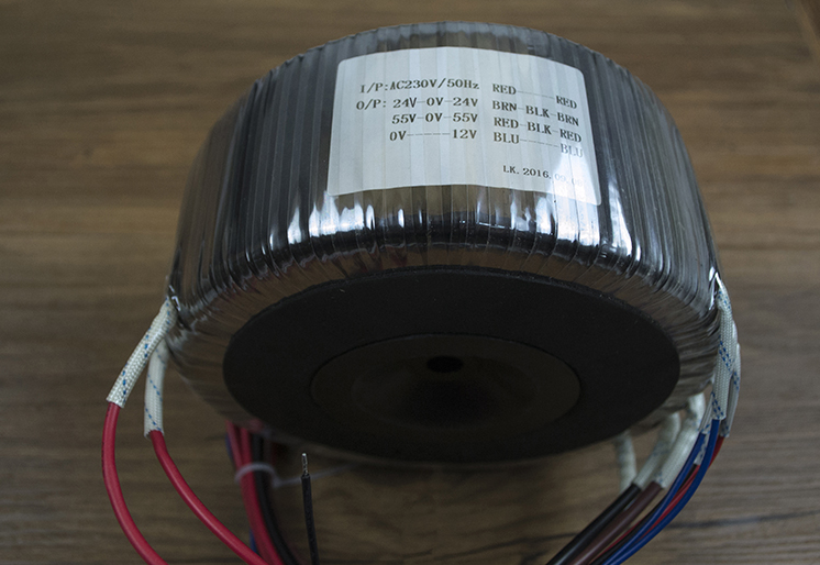500W pure copper toroidal transformer Output: 24V-0-24V 55V-0-55V 0-12 Amplifier audio power supply transformer