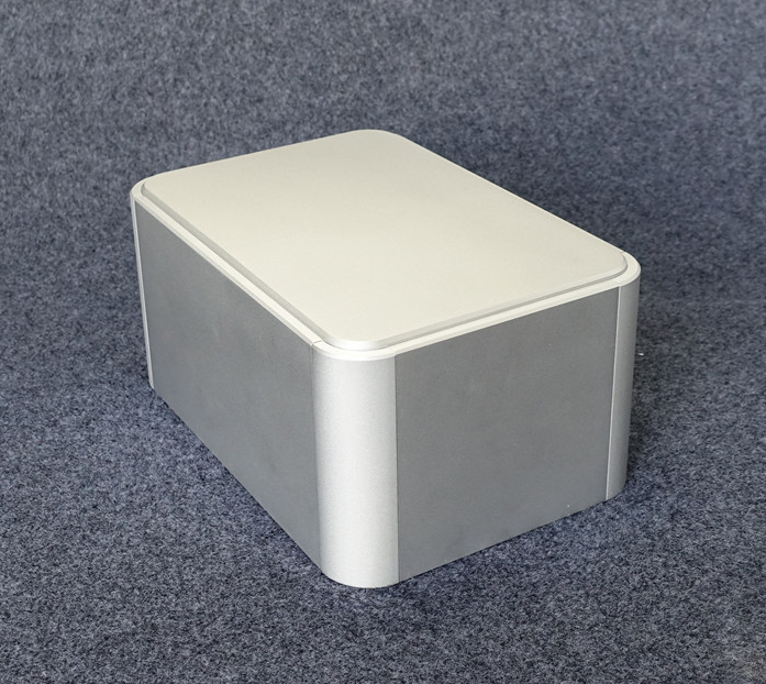 216*316*154mm Rounded corner chassis silver power supply case HIFI DIY amplifier box