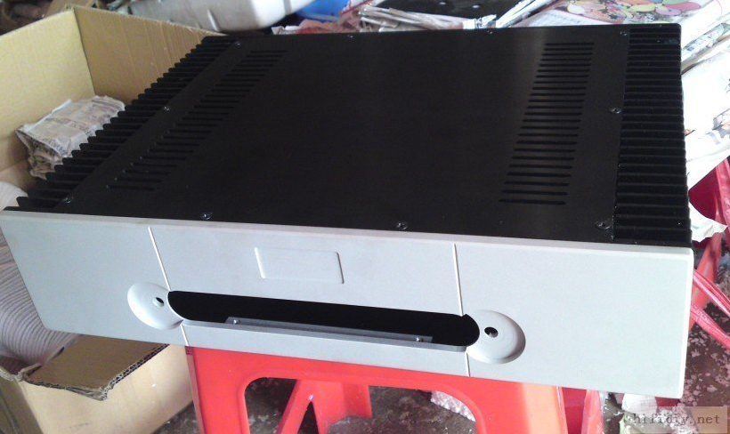 430*90*308 class A merge Amplifier chassis HIFI DIY full aluminum amp case power supply box