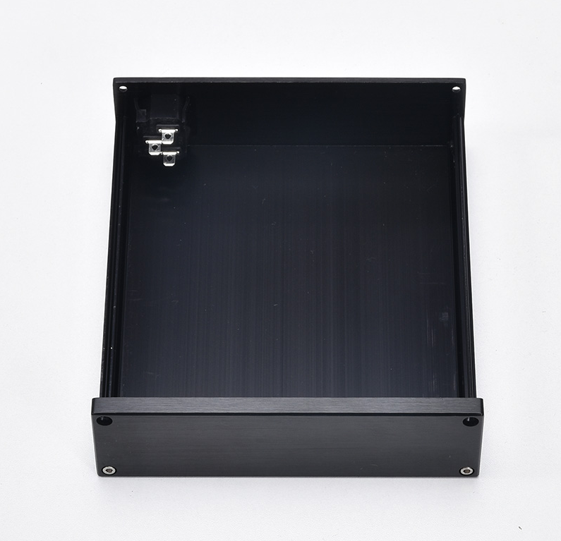 CDROM full aluminum mini power supply chassis DIY decoder case amp box