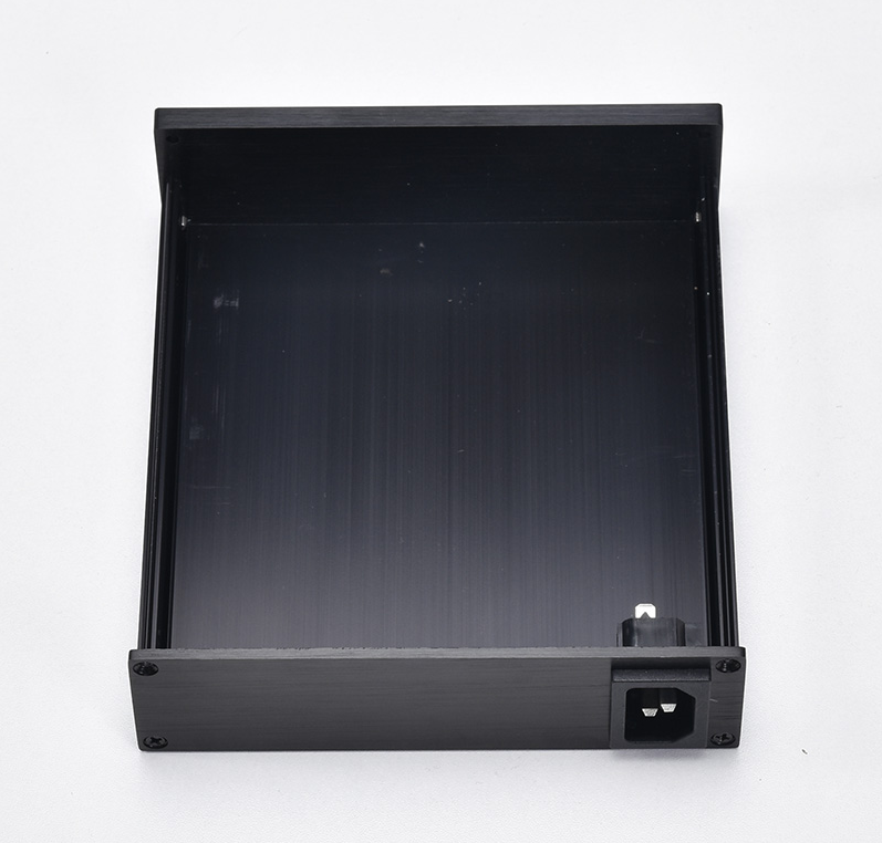 CDROM full aluminum mini power supply chassis DIY decoder case amp box