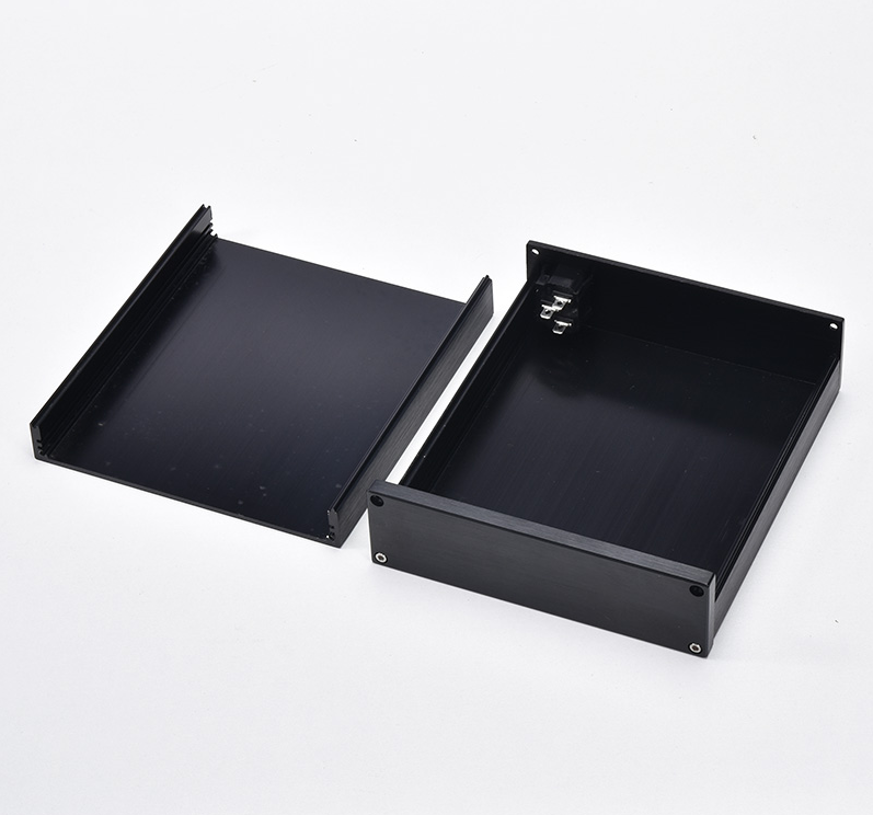 CDROM full aluminum mini power supply chassis DIY decoder case amp box