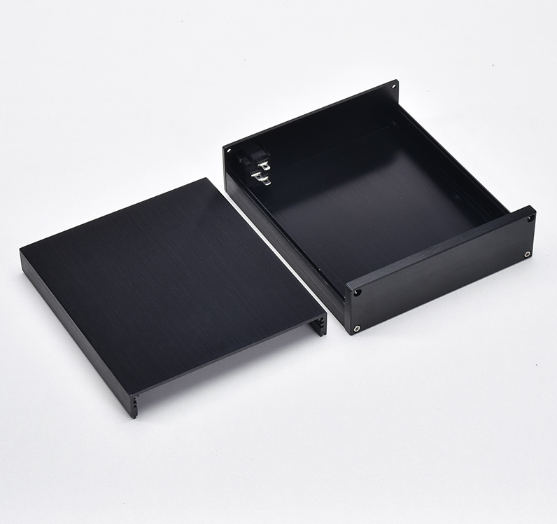 CDROM full aluminum mini power supply chassis DIY decoder case amp box