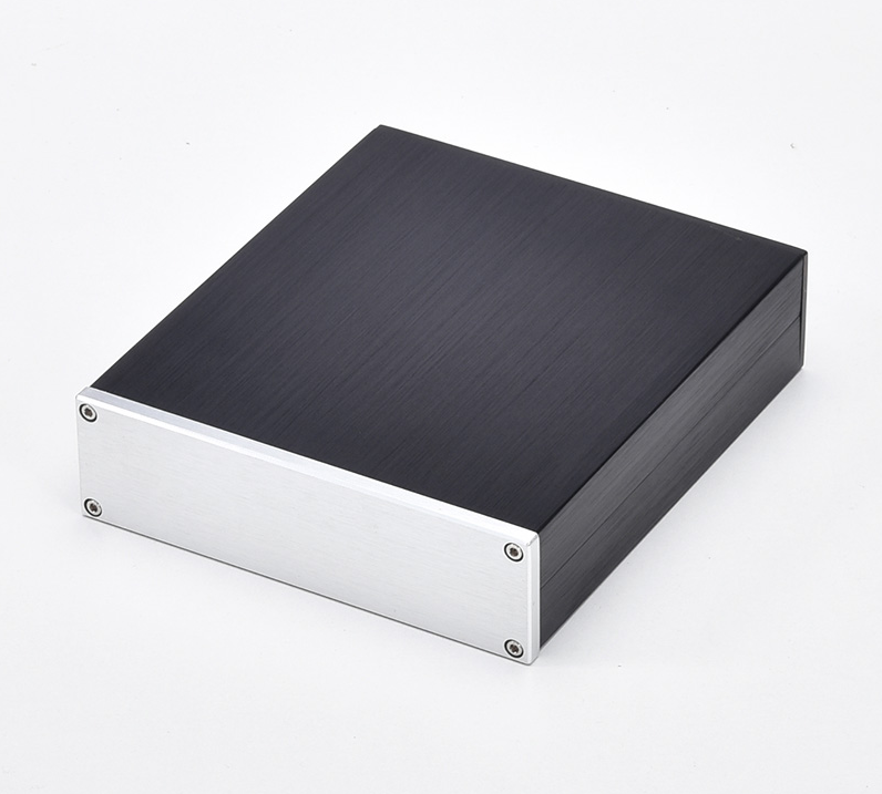 CDROM full aluminum mini power supply chassis DIY decoder case amp box