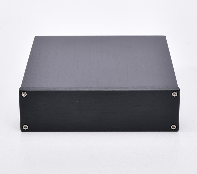 CDROM full aluminum mini power supply chassis DIY decoder case amp box