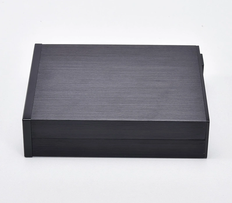 CDROM full aluminum mini power supply chassis DIY decoder case amp box