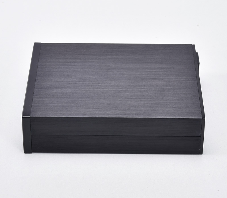 CDROM full aluminum mini power supply chassis DIY decoder case amp box