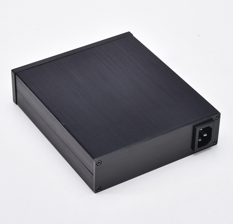 CDROM full aluminum mini power supply chassis DIY decoder case amp box