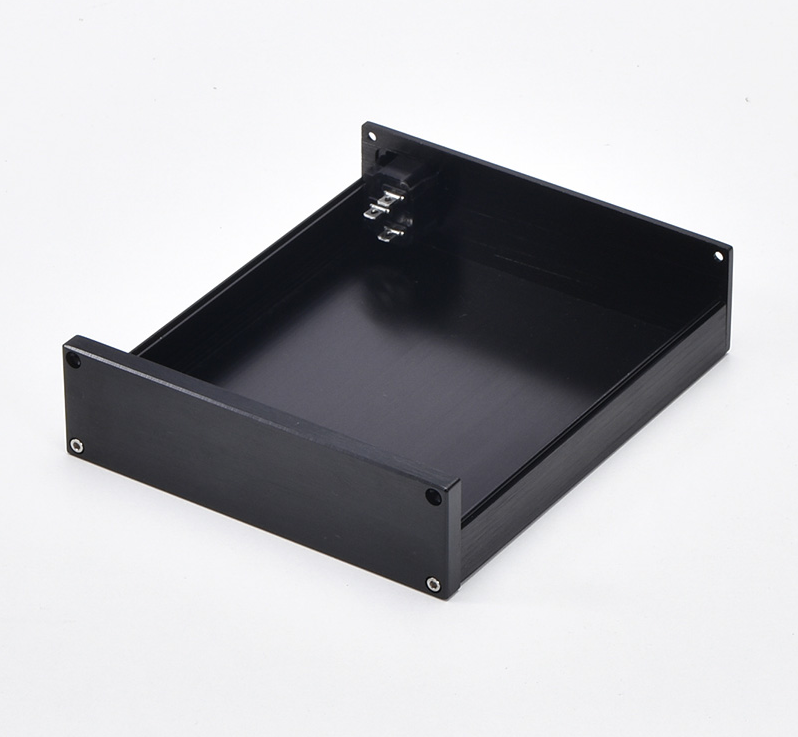 CDROM full aluminum mini power supply chassis DIY decoder case amp box
