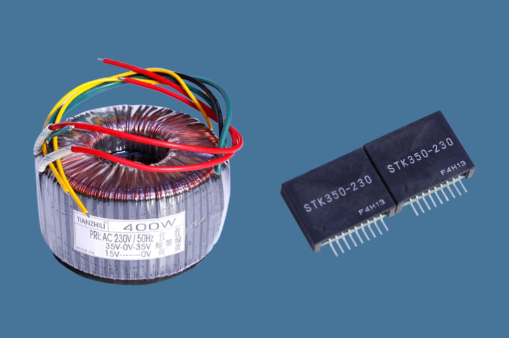 Finished STK350 High power HiFi Class AB stereo 100W*2 amplifier