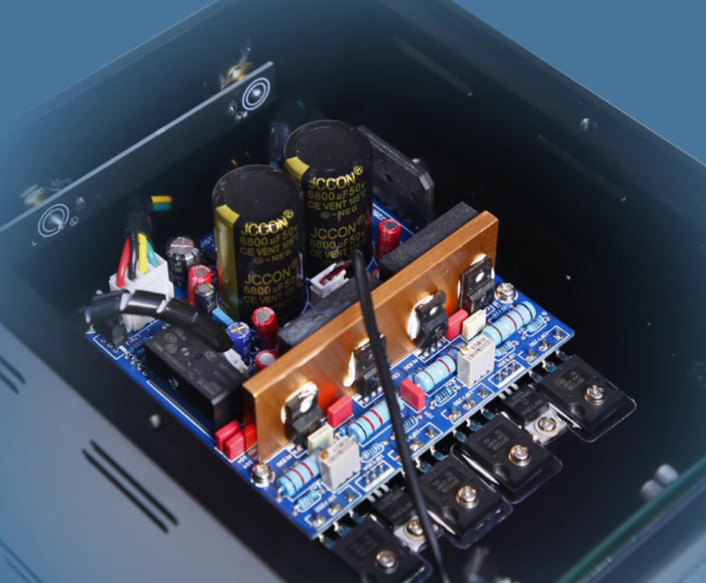 Finished STK350 High power HiFi Class AB stereo 100W*2 amplifier