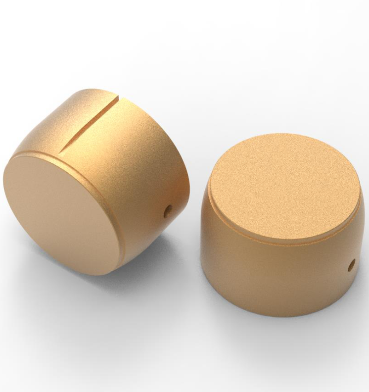 1 pcs Diameter 44MM Height 28mm CNC aluminum volume potentiometer knob for HIFI DIY