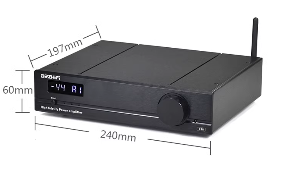NEW High Fidelity Design TPA3255 high-power home hifi amplifier heavy bass high-definition support Bluetooth USB input X10 amp