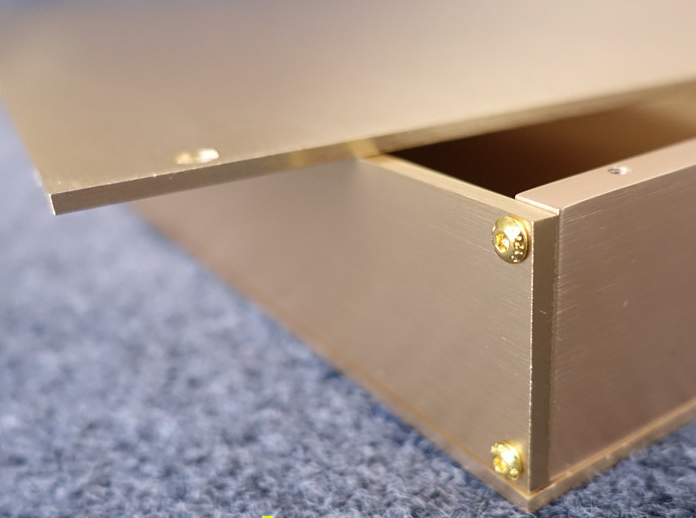BZ4405 full Aluminum preamp chassis gold amplifier case HIFI DIY headphone amplifier box