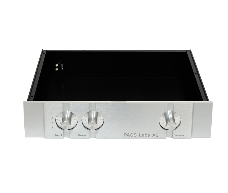 4309 full aluminum HIFI DIY Preamp chassis With scale knob Can install PASS X2 circuit