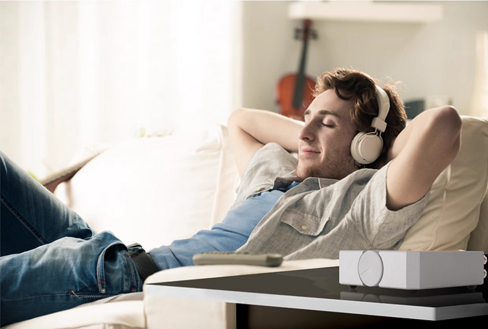 Upgraded Version AMP25 HiFi Bluetooth 5.0 Audio Power Amplifier Stereo Headphone Amp MOSFET 100W x2/With Remote Control