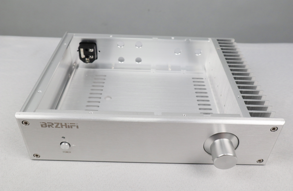 LM1875 full aluminum HIFI DIY small class A amplifier chassis Can install LM1875 circuit