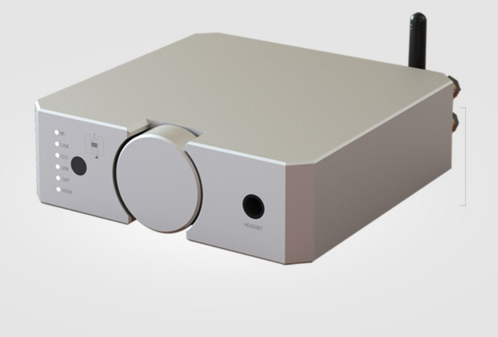 Upgraded Version AMP25 HiFi Bluetooth 5.0 Audio Power Amplifier Stereo Headphone Amp MOSFET 100W x2/With Remote Control