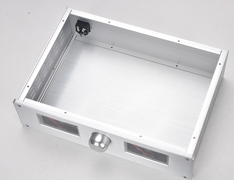 3610 tube preamp chassis HIFI DIY retro style amplifier case with the same Accuphase VU meter