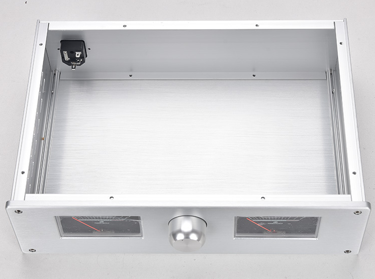 3610 tube preamp chassis HIFI DIY retro style amplifier case with the same Accuphase VU meter