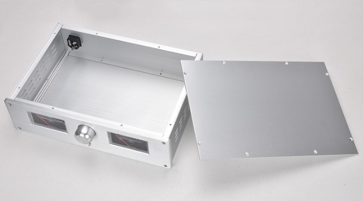 3610 tube preamp chassis HIFI DIY retro style amplifier case with the same Accuphase VU meter