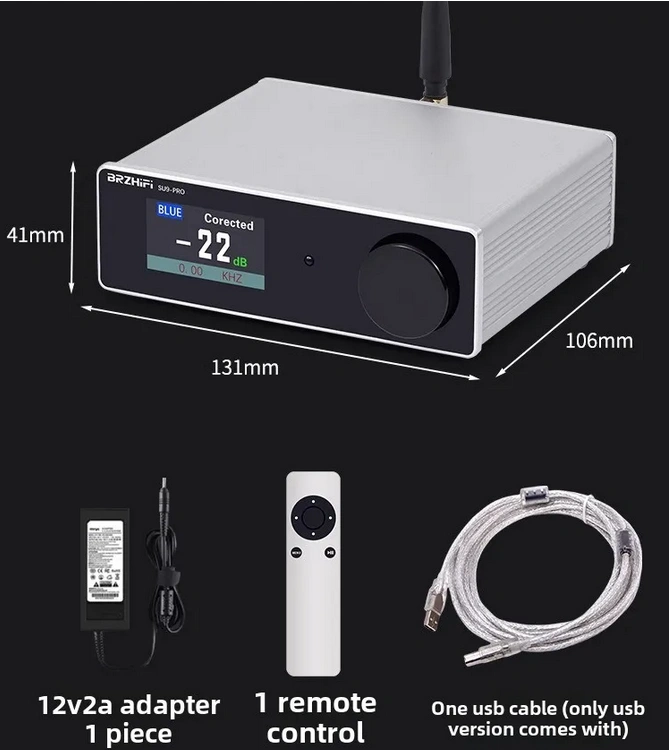 BRZHIFI 2025 New Special Offer SU9PRO Dual Core ES9038 Bluetooth