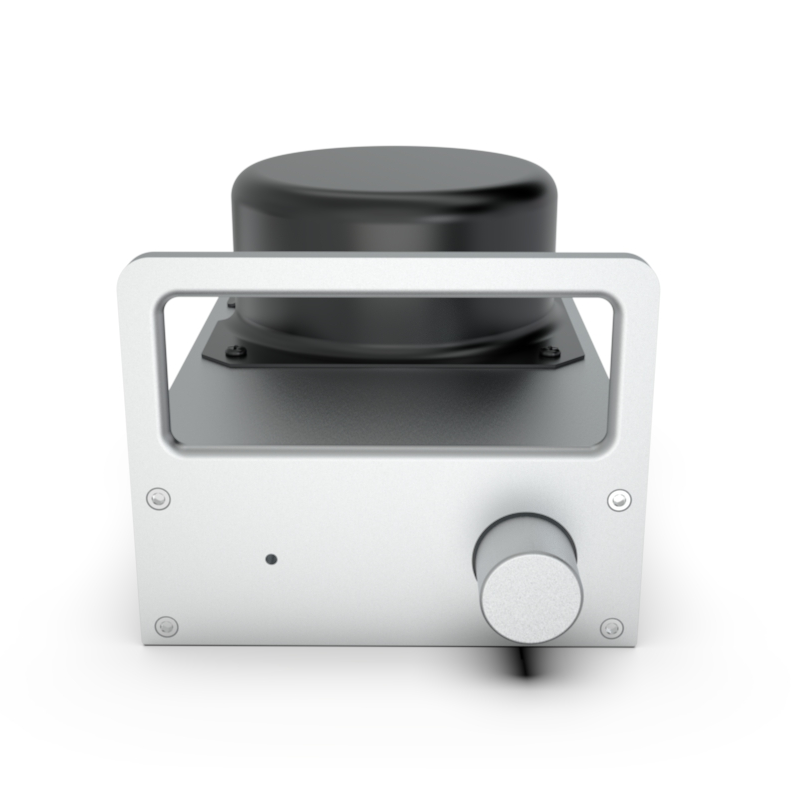 3875 Compact desktop amplifier all aluminum chassis HIFI DIY preamp case