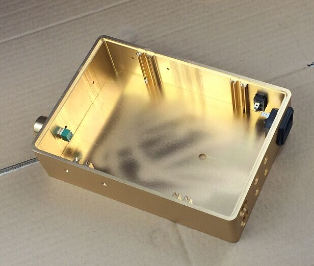 BZ1655 High end customized all aluminum amplifier chassis Exclusive aluminum cutting amp box mini HIFI DIY case