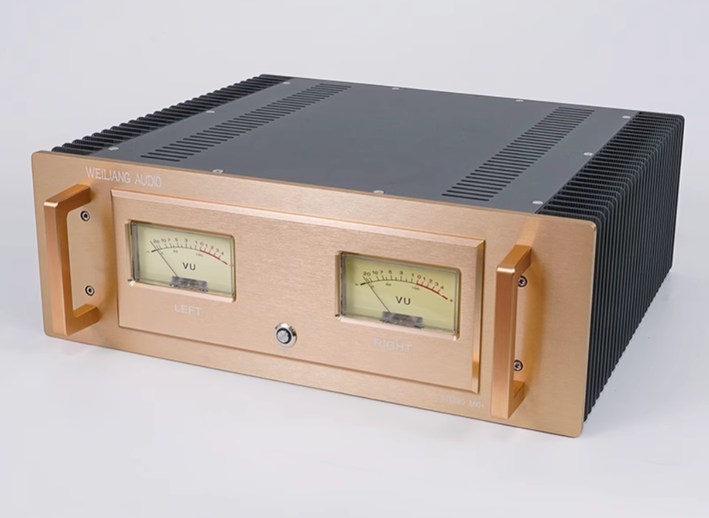 A60 black Full aluminum class A Amplifier chassis HIFI DIY box Power Amp Large Case