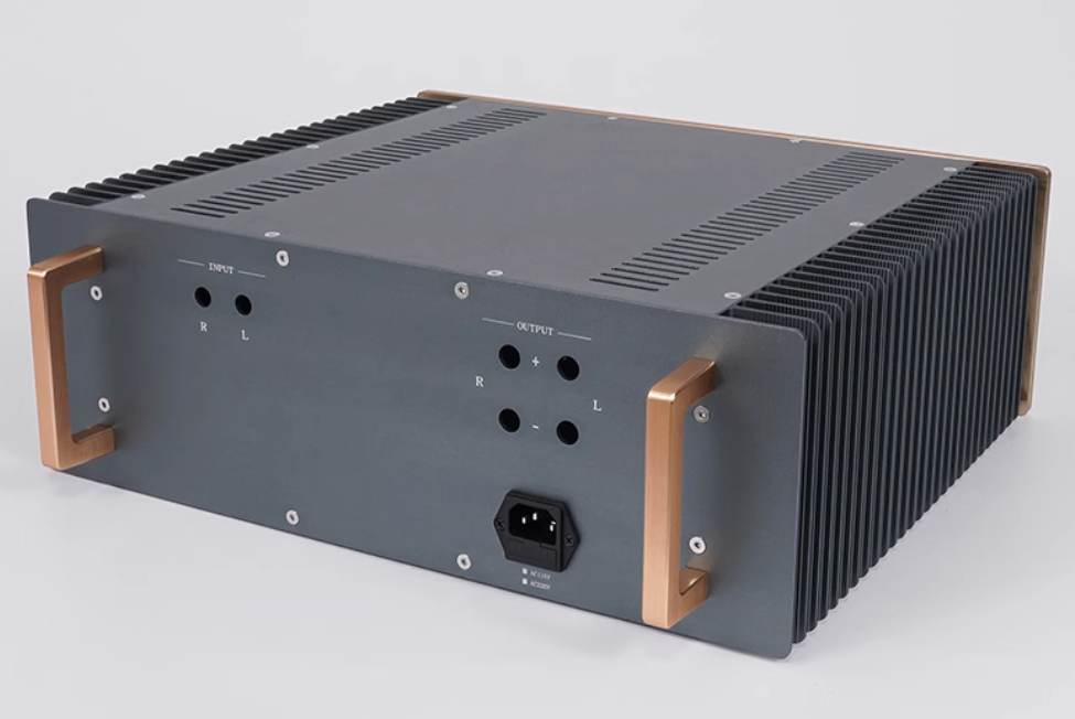 A60 black Full aluminum class A Amplifier chassis HIFI DIY box Power Amp Large Case