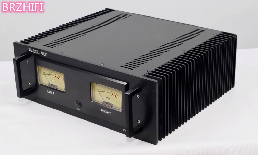 A60 black Full aluminum class A Amplifier chassis HIFI DIY box Power Amp Large Case