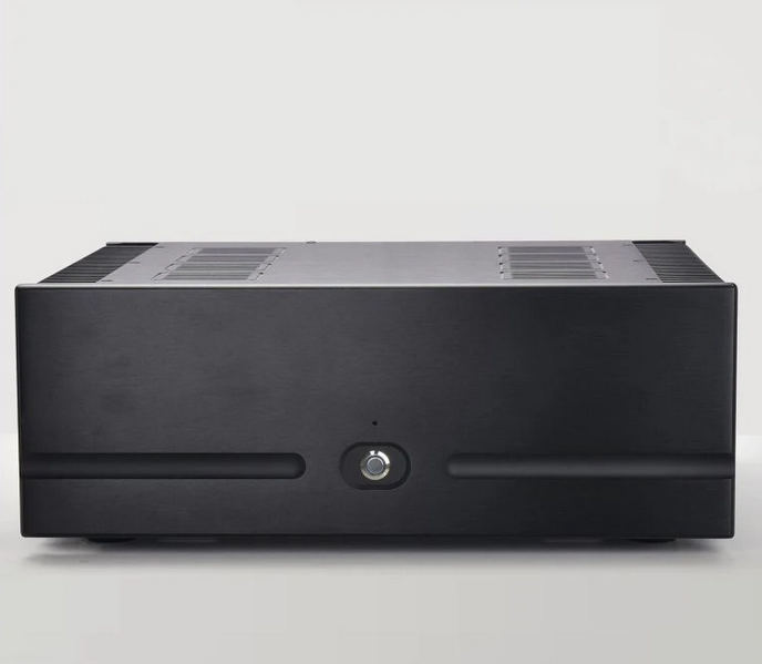 Black All aluminum class A post amplifier chassis / AMP Enclosure /DIY box with power switch 4315