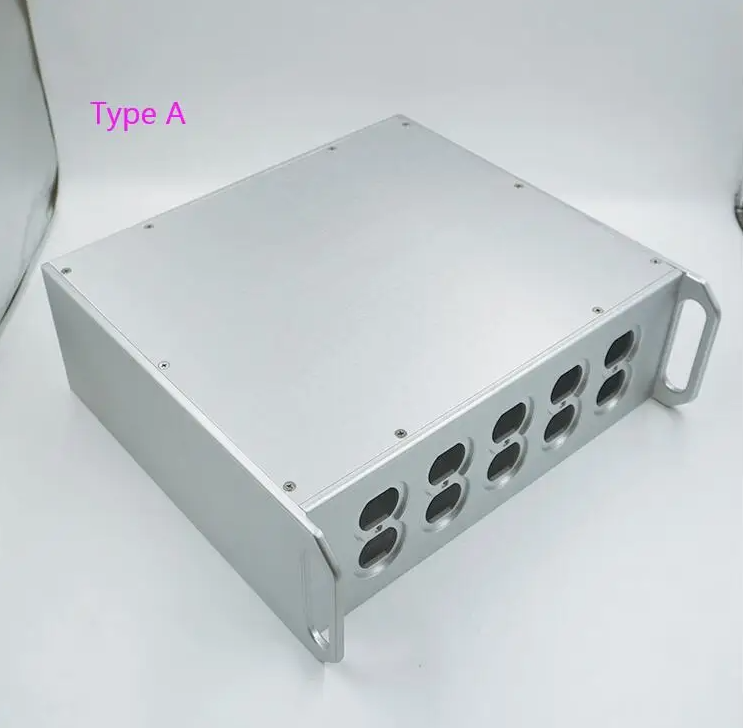BZ3613 aluminum Silver Power Box American Standard PSU Chassis HIFI PSU Enclosure DIY Case